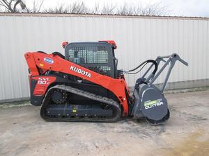 รถตักล้อยาง Kubota SVL90-2 พร้อมหัวตัดด้านหน้า/ด้านหลัง  รับน้ำหนักได้ 4 ตัน สำหรับงานขุดตักในป่าไม้ - Product Image 1