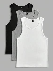 Prix de gros du débardeur sans manches pour hommes Active Gym Workout Shirt - Product Image 2