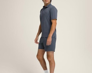 กางเกงเทนนิสผู้ชายผ้าโพลีเอสเตอร์ 100% แห้งเร็ว ระบายอากาศ กันน้ำ สีพื้น เรียบง่าย สบาย น้ำหนักเบา ยืดหยุ่น ขายส่ง - Product Image 2