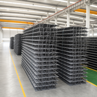 Plancher en treillis d'acier à installation directe pour la construction à sec de maisons préfabriquées et les projets de construction sans béton