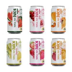 Jus de fruits stérilisé NFC aromatisé naturel TanDo sans sucre, boisson saine 330 ml en canette aluminium, saveurs Corossol, Mangoustan, Mangue, Pomme - Product Image 6