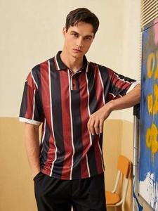 Polos para hombre con altas especificaciones con logotipo de personalización de secado rápido que absorbe la humedad Estilo de impresión por sublimación - Product Image 2