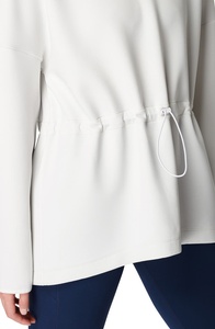 Usine directe sweats à capuche pour femmes sweats goutte épaule couleur unie tricoté pull à capuche - Product Image 6