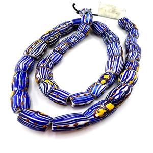 Cuentas de ojo veneciano antiguas cuentas de vidrio Vintage hechas a mano al por mayor cuentas de vidrio de Murano de cristal a granel para la elaboración de joyas - Product Image 1