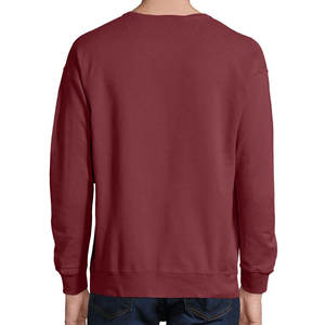 Sudadera térmica personalizada Heavyweight Pullover para hombre 100% algodón cuello redondo invierno cuello redondo sin capucha - Product Image 6