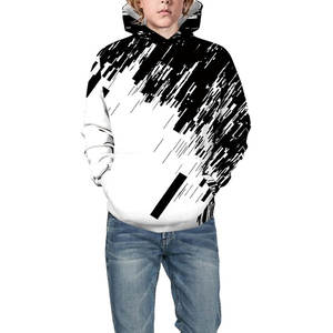 Sweat à capuche personnalisé pour homme de qualité supérieure, 100% coton, sweat à capuche surdimensionné pour homme pour l'automne, sweat à capuche graphique - Product Image 4