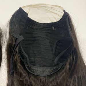 22 pouces U partie perruque cheveux raides 5x5 fermeture perruque brut cheveux vietnamiens cuticule cheveux alignés longueur personnalisée - Product Image 2