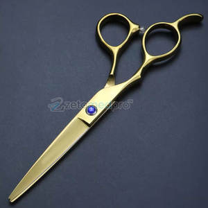 Ciseaux de barbier professionnels plaqués or, ciseaux à cheveux pour barbiers, ciseaux à cheveux plaqués or - Product Image 5