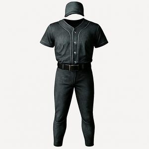 Combinaison de baseball unisexe personnalisable du meilleur fournisseur vêtements de sport vêtements de sport 100% impression par transfert de chaleur originale grande taille - Product Image 3