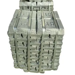 Lingotto in lega di zinco prezzo di elevata purezza Zamak 3, 5, 8 purezza 99.9% lingotto in lega di zinco per la vendita