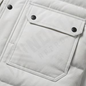 Chaqueta Acolchada con Cremallera para Hombre, Talla Grande, Cortavientos, Impermeable, con Capucha Desmontable, Cálida, Informal, de Algodón, con Piel Sintética Gruesa - Product Image 5