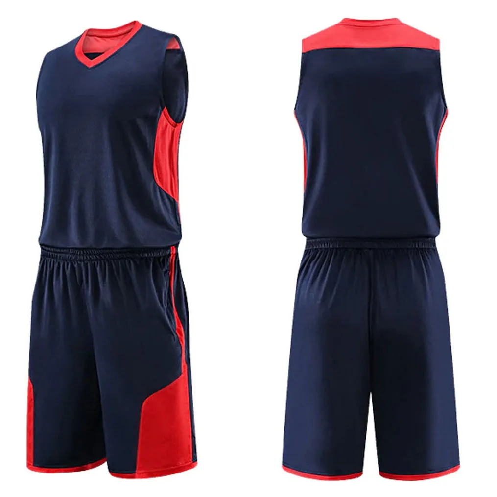 wholesale Customized Logo Basketball uniform set Team wear Cheap price Sportswear uniform set latest design Basketball uniform