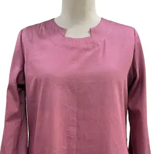 Broderie Modeste Muslimah Vêtements Chic Low-cost Musulman Élégant (2 Pièces) Dubai USA UK Malaisie 2024 Date pour Fille/femmes