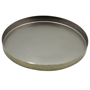 Best Seller Iron <b>Round</b> Plate <b>Brush</b> Nickel Silver Colour Set of 5 Standard Size Serving Charger Plate for Restaurant and Hotel - Product Image 4