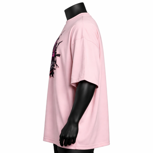 Camiseta personalizada extragrande para hombre con logo impreso, 100% algodón, talla grande, camiseta de moda para hombre, venta al por mayor, ropa gráfica OEM. - Product Image 4