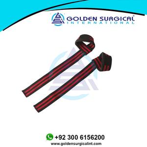 Bretelles d'haltérophilie Fitness musculation entraînement Gym Cross fit enveloppes de levage réglables bandes de poignée flexibles antidérapantes - Product Image 4