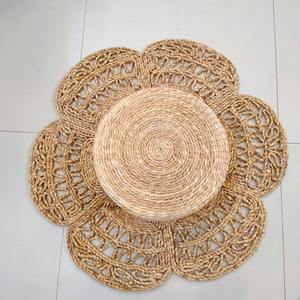 Tapis écologique en jacinthe d'eau, tapis rond, taille personnalisée, décoration de la maison, vente en gros - Product Image 4