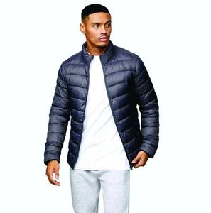Chaquetas Acolchadas para Hombre Hechas de Tela de Lona, Chaqueta con Logotipo Personalizado para Hombre, Estilo Urbano, Venta al por Mayor Directa de Fábrica - Product Image 1