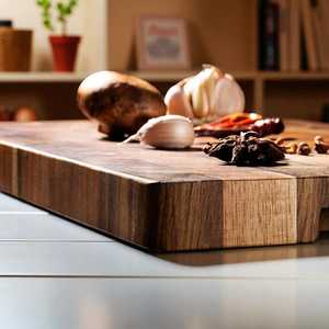 Planche à découper en bois et plateau de service rectangle-Durable Durable - Product Image 4