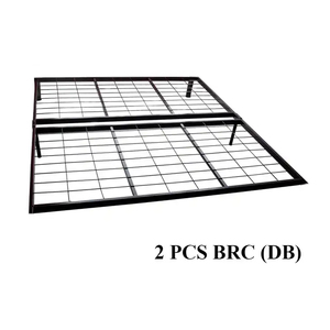 Cama de Metal de acero y hierro de diseño moderno, tamaño Queen King, 1900mm L X 1520mm W X 1090mm H para el hogar, Hotel, escuela, muebles de dormitorio, KD-255 - Product Image 2