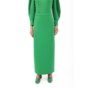 Leather Bodycon Pencil <b>Skirt</b> with Belted Waist for <b>Office</b> Lady - Product Image 3