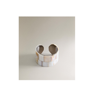 Servilletero de fregona de lujo Restaurantes y utensilios de cocina Para sostener servilleteros de latón servilleteros de madreperla - Product Image 6