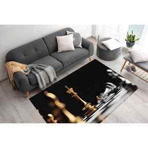 Alfombras de Ajedrez, Alfombras de Peones, Alfombras con Diseño de Piezas de Ajedrez, Alfombra Estampada, Alfombra de Chenilla - Product Image 3