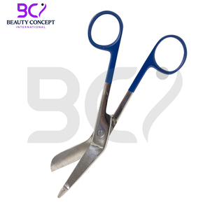กรรไกรผ้าพันแผลผ่าตัดสีฟ้ามีขนาดที่กำหนดเองแหล่งจ่ายไฟแบบแมนนวล - Product Image 4