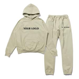Conjunto de Sudadera con Capucha y Pantalones Deportivos Casuales de Algodón para Hombre, Corte Holgado, Estilo Urbano, Conjunto de Joggers, Moda Hip Hop, Último Diseño 2025 - Product Image 1