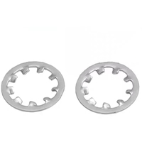 Rondelles de blocage à dents internes en acier inoxydable DIN6797J 304/316 M3-M30J, finition brute, anti-desserrage, marque TTR, Jiangsu Chine