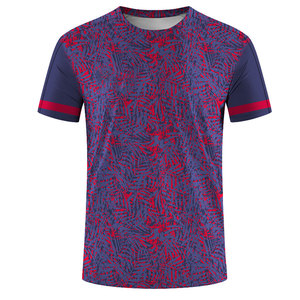 T-shirts en polyester 100% T-shirts de sport à sublimation vierge avec logo T-shirt imprimé avec logo personnalisé - Product Image 4