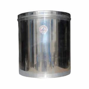 Recipiente de Aluminio Pulido Elite de 5 Litros de Capacidad, Grado Alimenticio, Cilíndrico, Acabado Cromado, para Uso en el Hogar, Hotel y Cocina - Product Image 4