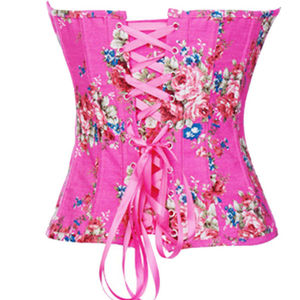 Corsés Vintage Sexys al Mejor Precio, Estilo Burlesque, para Carnaval, Fiestas, Clubwear, para Mujer, Moldeadores de Cuerpo, Estilo Gótico con Ribete Plisado - Product Image 2