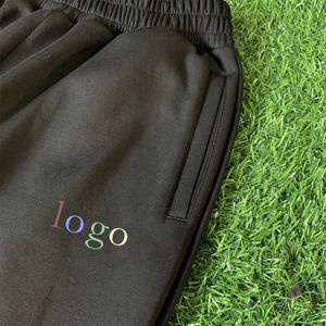 Pantalones deportivos informales con cordón de cintura alta sueltos de Color sólido para mujer, pantalones de chándal personalizados de talla grande para correr - Product Image 4