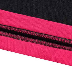 Polo noir pour homme avec contraste rose |   Polo en piqué de coton à manches courtes |   Haut boutonné décontracté sportif coupe ajustée personnalisé - Product Image 5