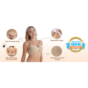 Soutien-gorge de maternité ajustable de haute qualité pour femmes, pour multitâche pendant la grossesse, soutien-gorge Push Up et d'allaitement, vente en gros OEM - Product Image 6