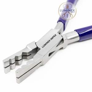 LUMINEX IMPEX High Quality Stainless Steel Flat Nose <b>Pliers</b> Super Fine Tip Box Joint | Precision Jewelry Making Tool Ring Making - Product Image 5