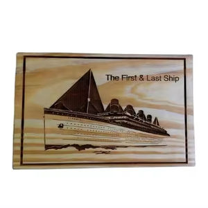Titanic <b>Urn</b> Engraved Handmade Humans Burial for <b>Ashes</b> Vintage Adult or <b>Pet</b> Dog <b>Ashes</b> Love Memory - Product Image 1