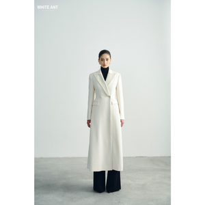 Gabardinas para mujer Logotipo personalizado Bridget Abrigos de longitud máxima Ropa de mujer de alta calidad de un solo pecho Moda sostenible - Product Image 1