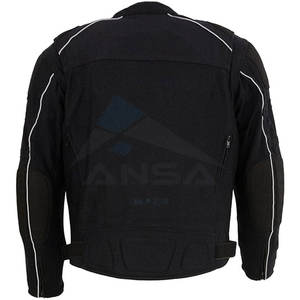 เสื้อแจ็คเก็ตตาข่ายสำหรับขี่มอเตอร์ไซค์สีดำสำหรับผู้ชาย พร้อมเกราะป้องกัน ระบายอากาศได้ดี ใช้ได้ทุกฤดู - Product Image 2