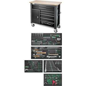 Assortiment d'outils Stahlwille de 238 pièces avec 7+1 tiroirs, ensembles d'outils de qualité supérieure pour établi - Product Image 1