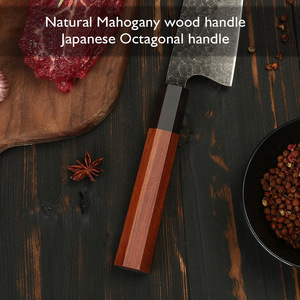 Venta al por mayor personalizado de calidad superior OEM ODM servicio profesional Damasco acero de alto carbono forjado a mano cocina Chefs cuchillo - Product Image 3