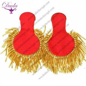 Officiers d'état-major de cavalerie épaulettes or cavalerie russe brodé tissu cousu de haute qualité - Product Image 1