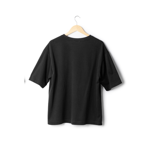 Camiseta de algodón de gran tamaño de 280Gsm, diseño gráfico personalizado, ropa de calle con hombros caídos, patrón 3D para Polo, estilo sólido - Product Image 4