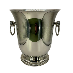 Cubo de hielo redondo de acero inoxidable con mango lateral, recién llegado, barra de aspecto, champán, cerveza, cubo de hielo de exportadores indios - Product Image 6