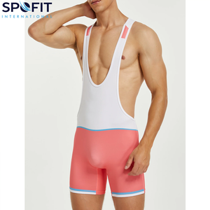 ชุดซิงเกิลเล็ตสำหรับนักมวยปล้ำชายแบบสั่งทำพิเศษ พิมพ์ลายแบบซับลิเมชั่นเต็มตัว ผลิตจากผ้าสแปนเด็กซ์โพลีเอสเตอร์ ยืดหยุ่นได้ เหมาะสำหรับนักยกน้ำหนักมืออาชีพ - Product Image 6