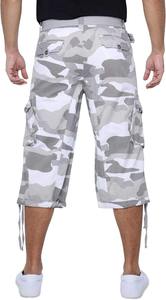 Gran oferta, pantalones cortos Cargo de secado rápido con estampado personalizado para hombre, pantalones cortos a rayas con bolsillo lateral utilitario para hombre - Product Image 4