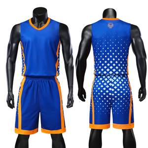 Ensemble de maillots de basket-ball personnalisés pour hommes séchage rapide noir et jaune maille sublimation imprimé vêtements de basket-ball pour l'été - Product Image 5
