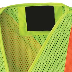 Chaleco de seguridad de malla de construcción de alta visibilidad Tela de punto con bolsillo para ropa de trabajo de hombres - Product Image 4