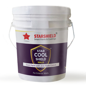 Starshield Star Cool Shield Walls <b>Paint</b> Acrylic Liquid Coating For Exterior Walls Anti Fade Colors - Product Image 1